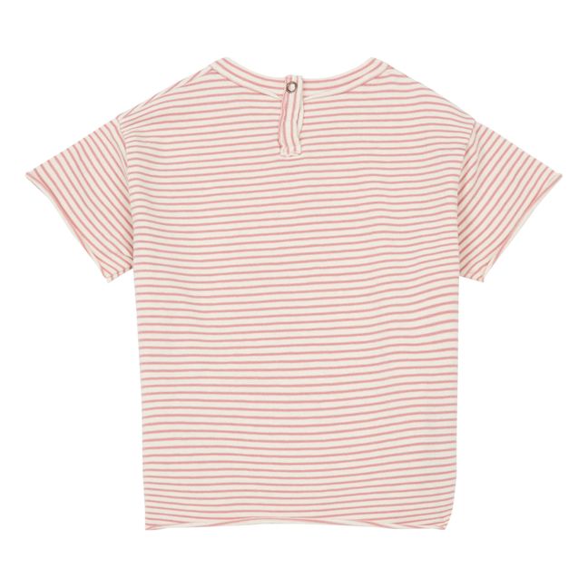Striped T-shirt Pink