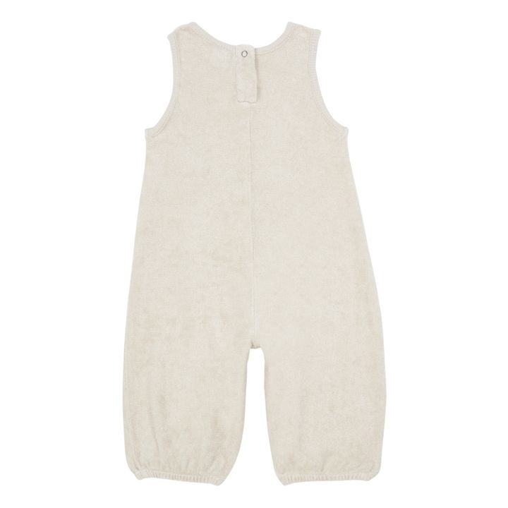 Stef Organic Cotton Playsuit | Off white- Product image n°1