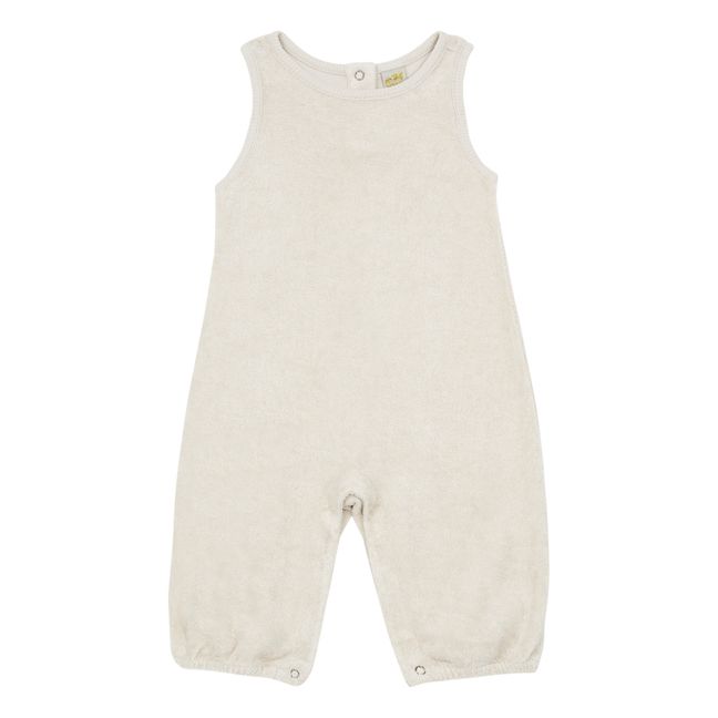Stef Organic Cotton Playsuit Off white