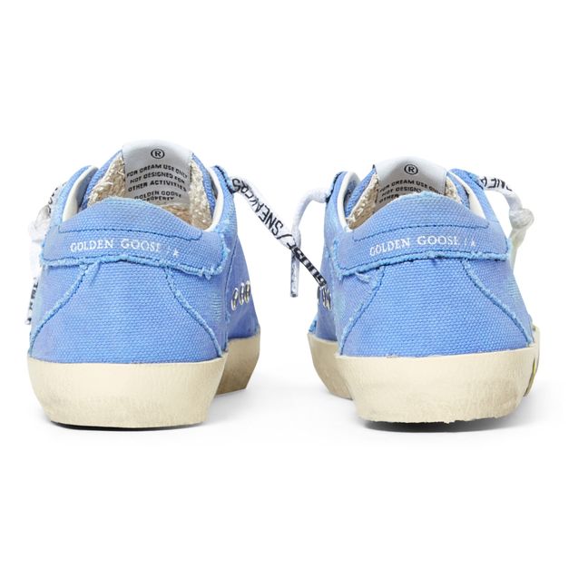 Super-Star Frayed Sneakers Light blue