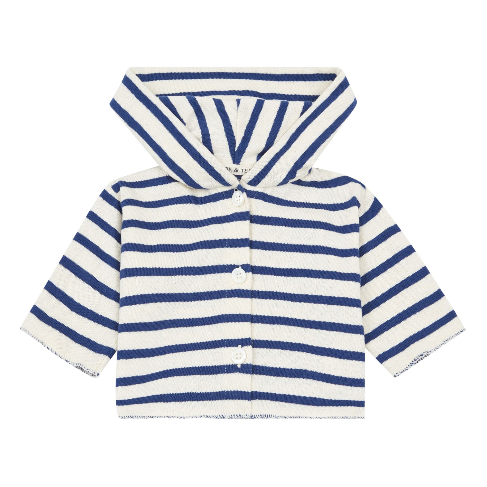 Striped Hoodie Navy blue- Product image n°0