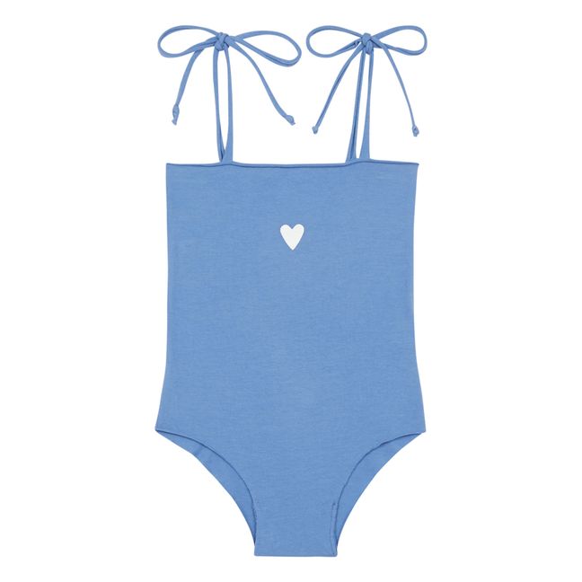 Heart Swimsuit Blau