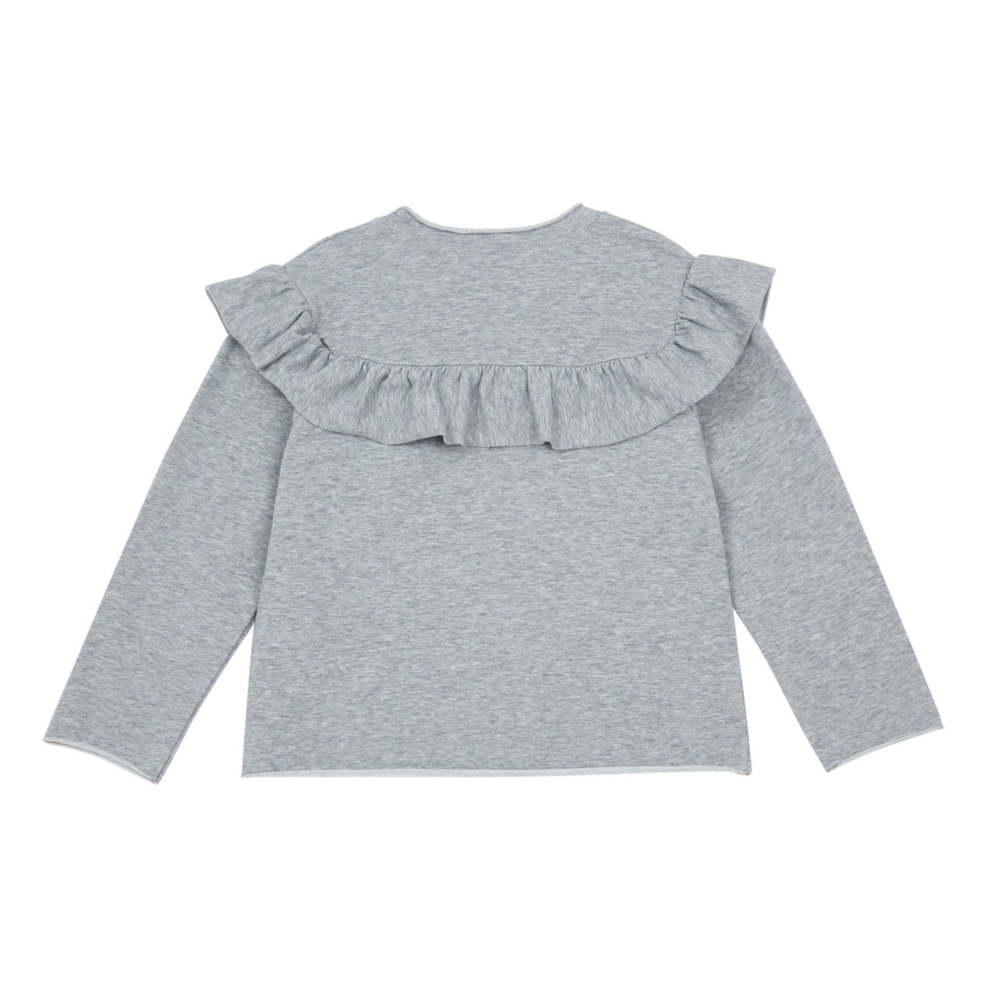 Frill Sweatshirt Heather grey- Product image n°2