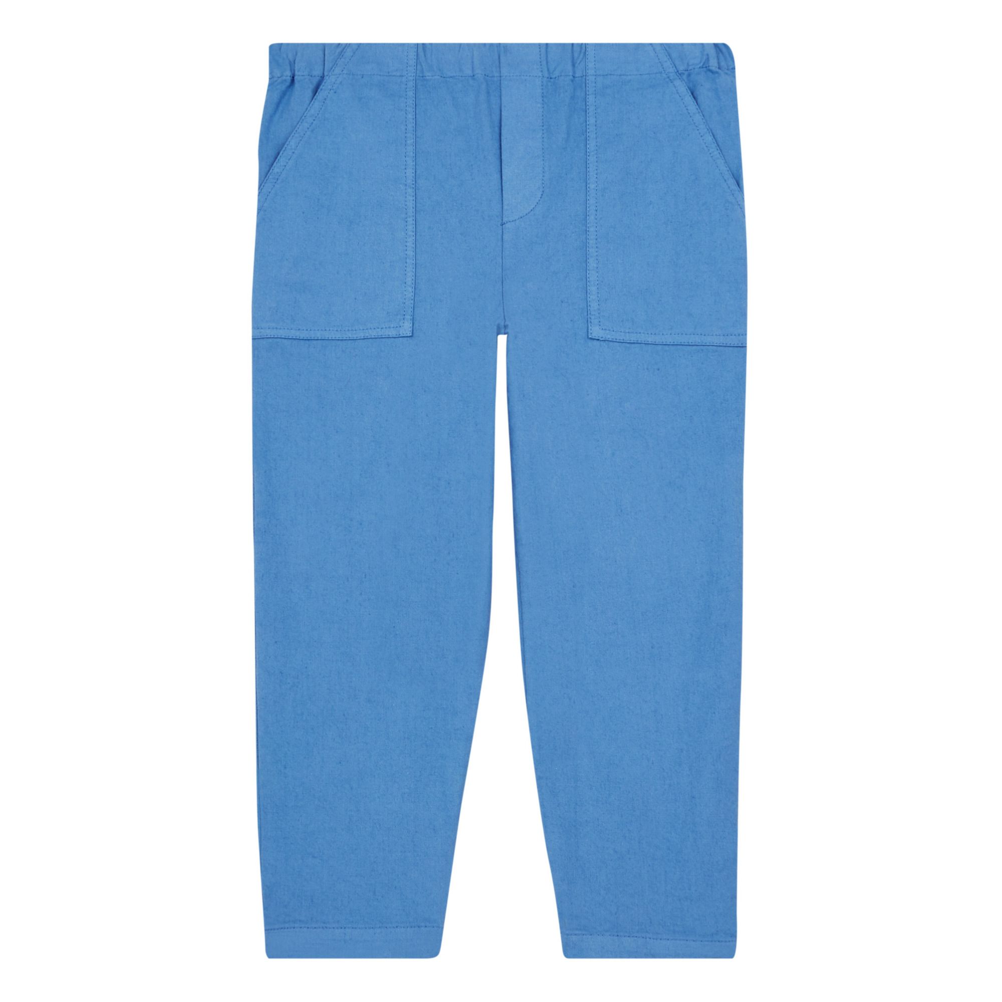 Pantalón de lino Brando Azul- Imagen del producto n°0