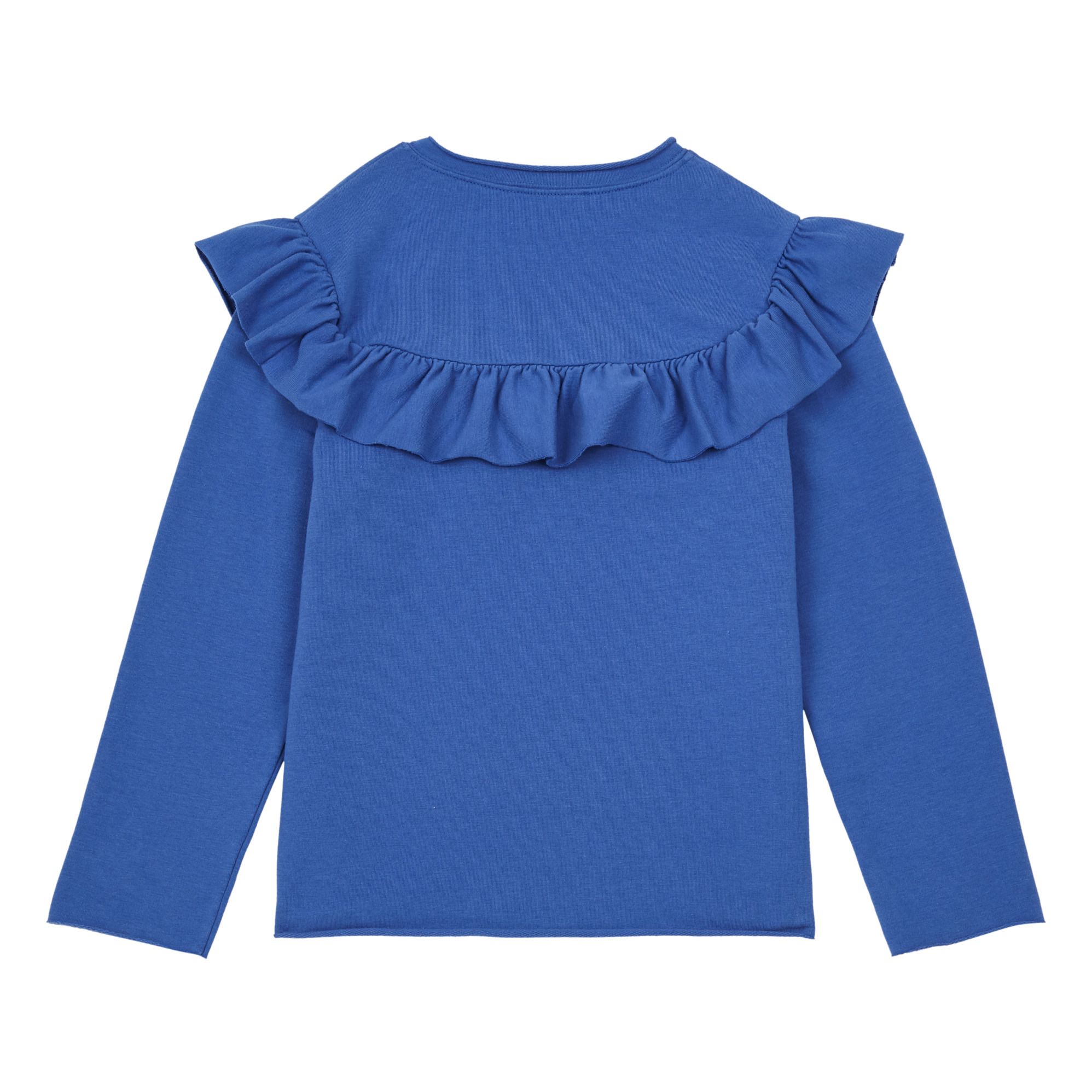 Frill Sweatshirt Blue- Product image n°2