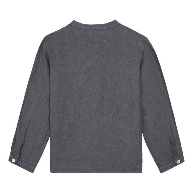 Linen Shirt Charcoal grey