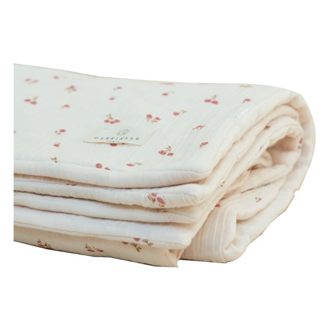 Blossom Organic Cotton Lightweight Blanket Powder pink