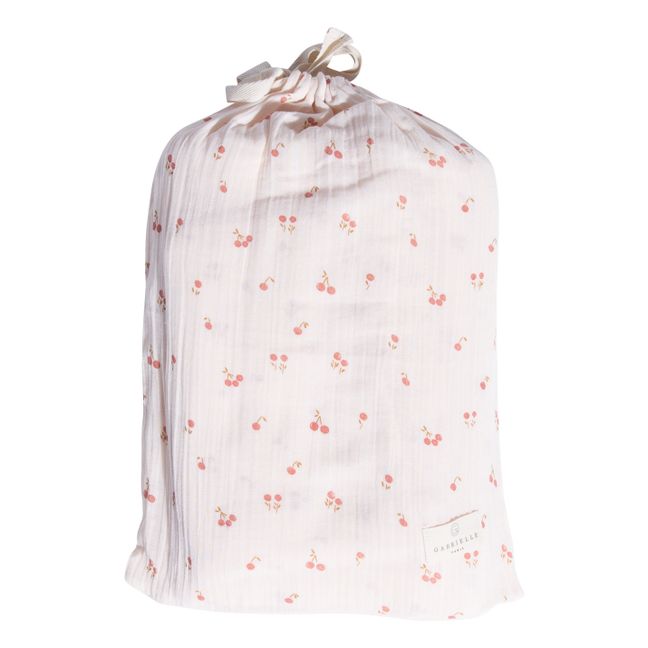 Bettwäscheset aus Bio-Baumwolle Blossom - 50x75 cm | Mattrosa