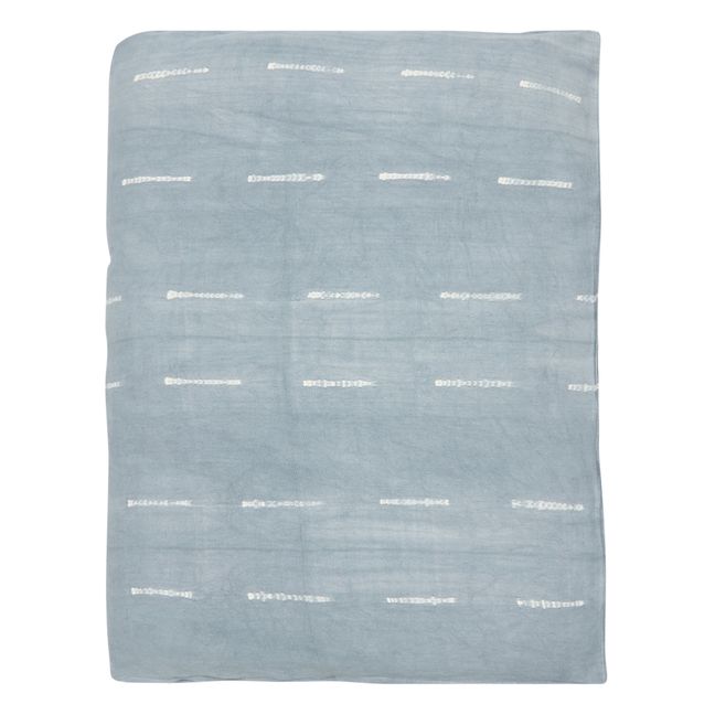 Floor Mat with Removable Cover Grey blue