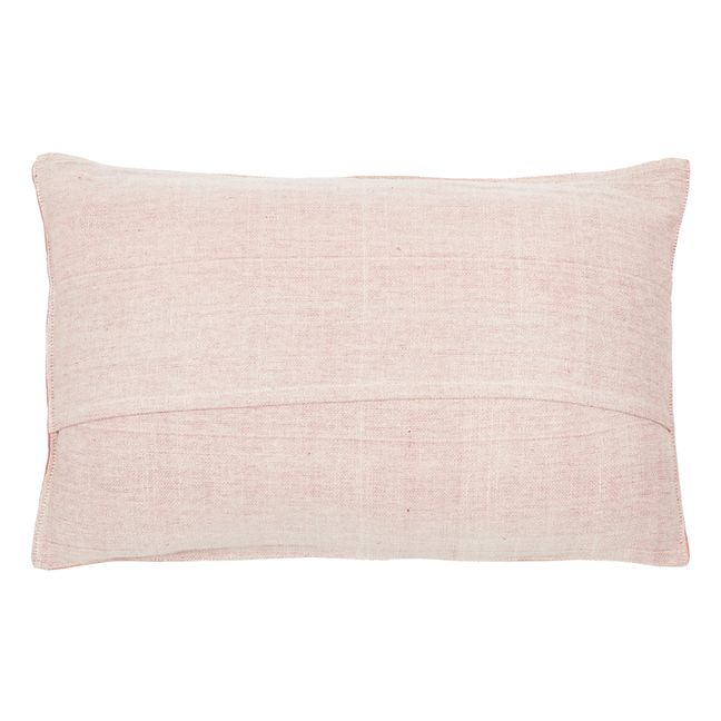 Mini Natural Fibre Cushion Rosa antico
