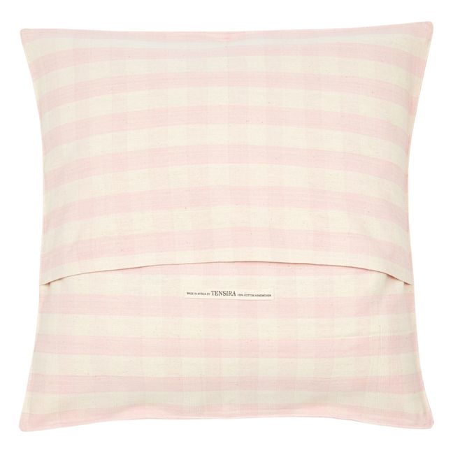 Natural Fibre Cushion Cover Rosa chiaro