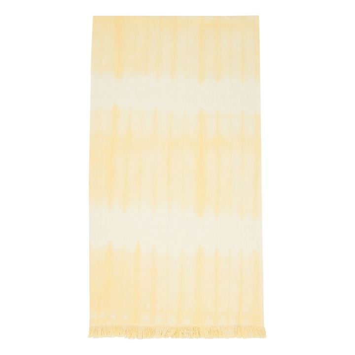 Fringed Beach Towel | Rosa Melocotón- Imagen del producto n°1