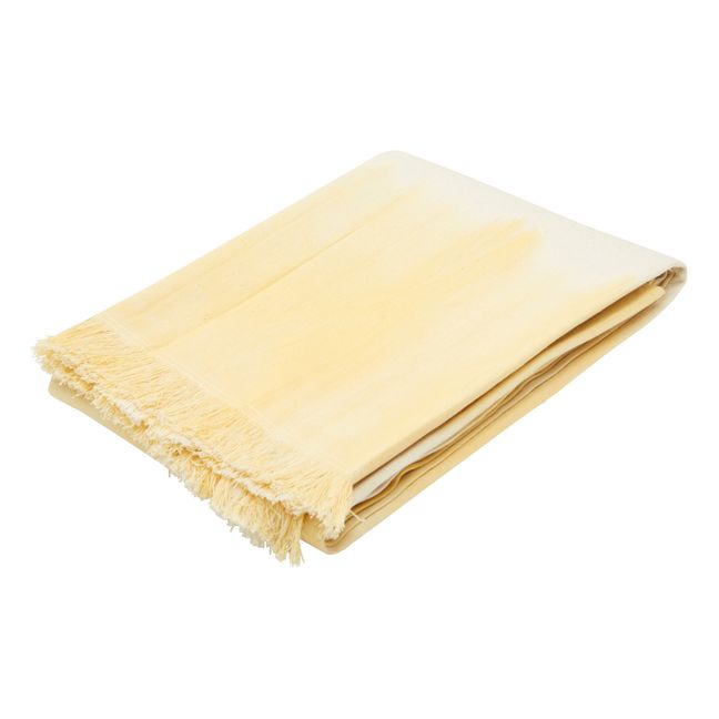 Fringed Beach Towel | Peach