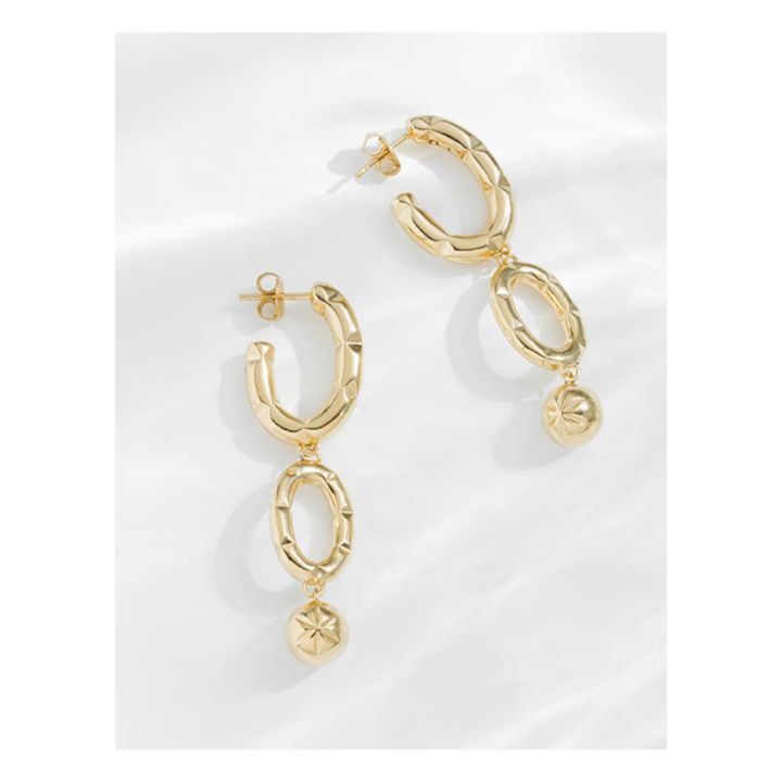 Sarah Long Earrings | Gold- Product image n°1