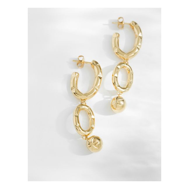 Lange Ohrringe Sarah | Gold