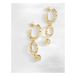 Sarah Long Earrings Gold- Miniature produit n°3