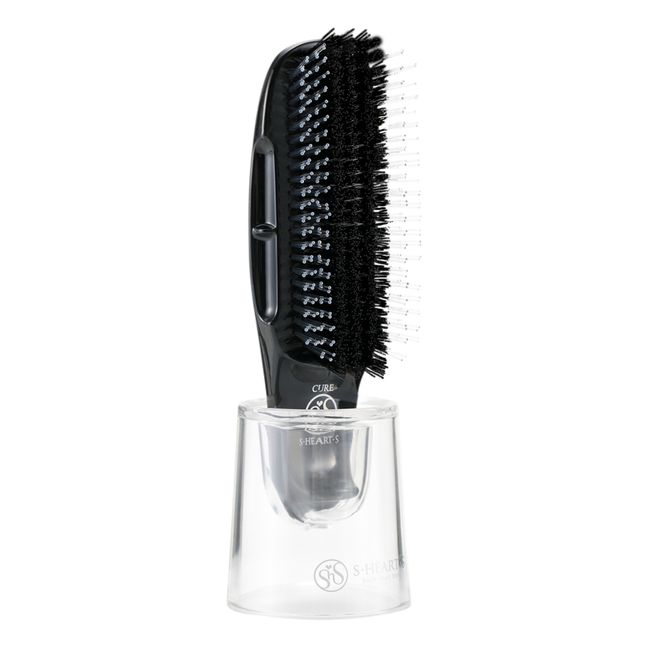 Brosse pour application de soins cheveux fins Cure Black