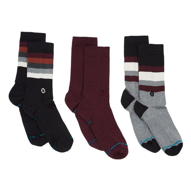 Porto Socks - Set of 3 Grey
