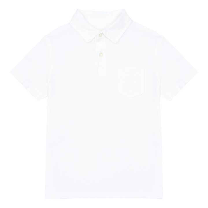 Jersey Polo Shirt White- Product image n°0