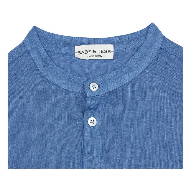 Linen Shirt Azul