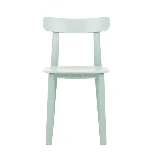 Sedia Morrisson interamente in plastica | Grigio azzurro