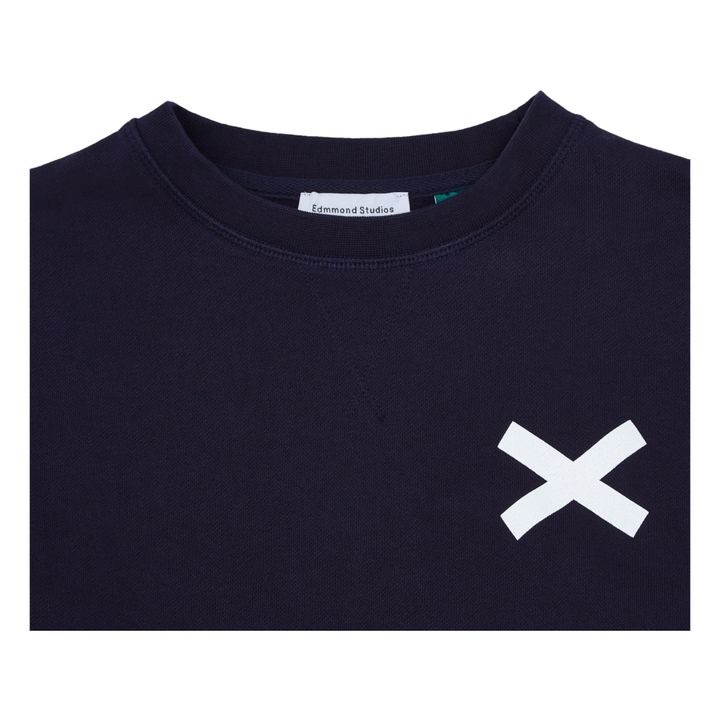 Cross Sweatshirt Navy blue- Product image n°1