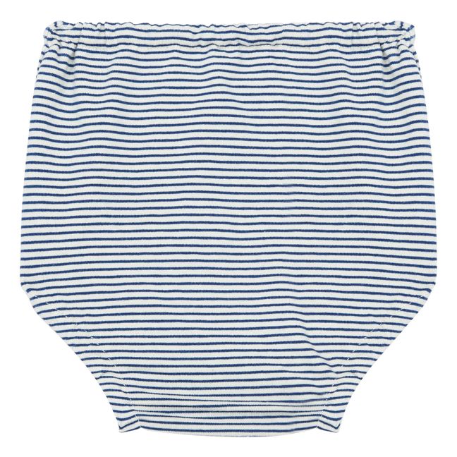 Jersey Striped Bloomers Navy