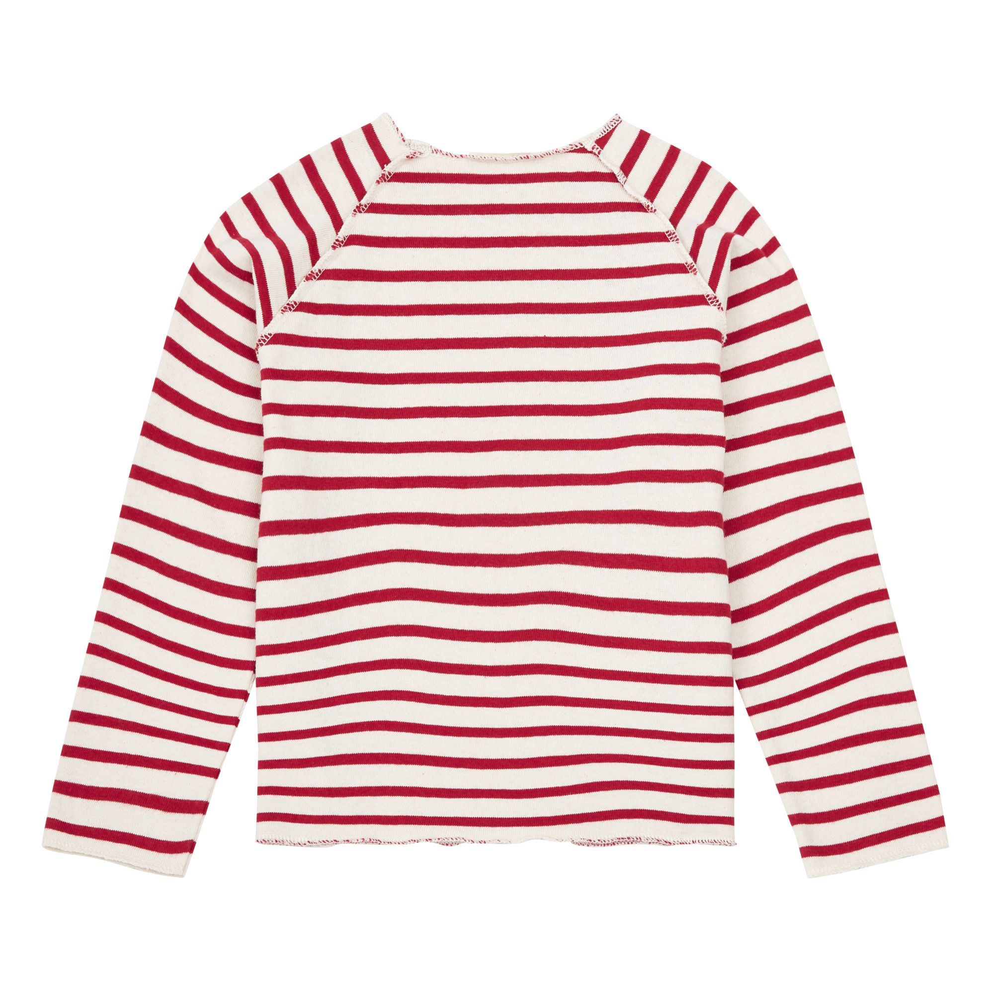 Striped Sweatshirt Red- Product image n°5