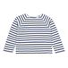 Striped Sweatshirt Navy blue- Miniature produit n°0