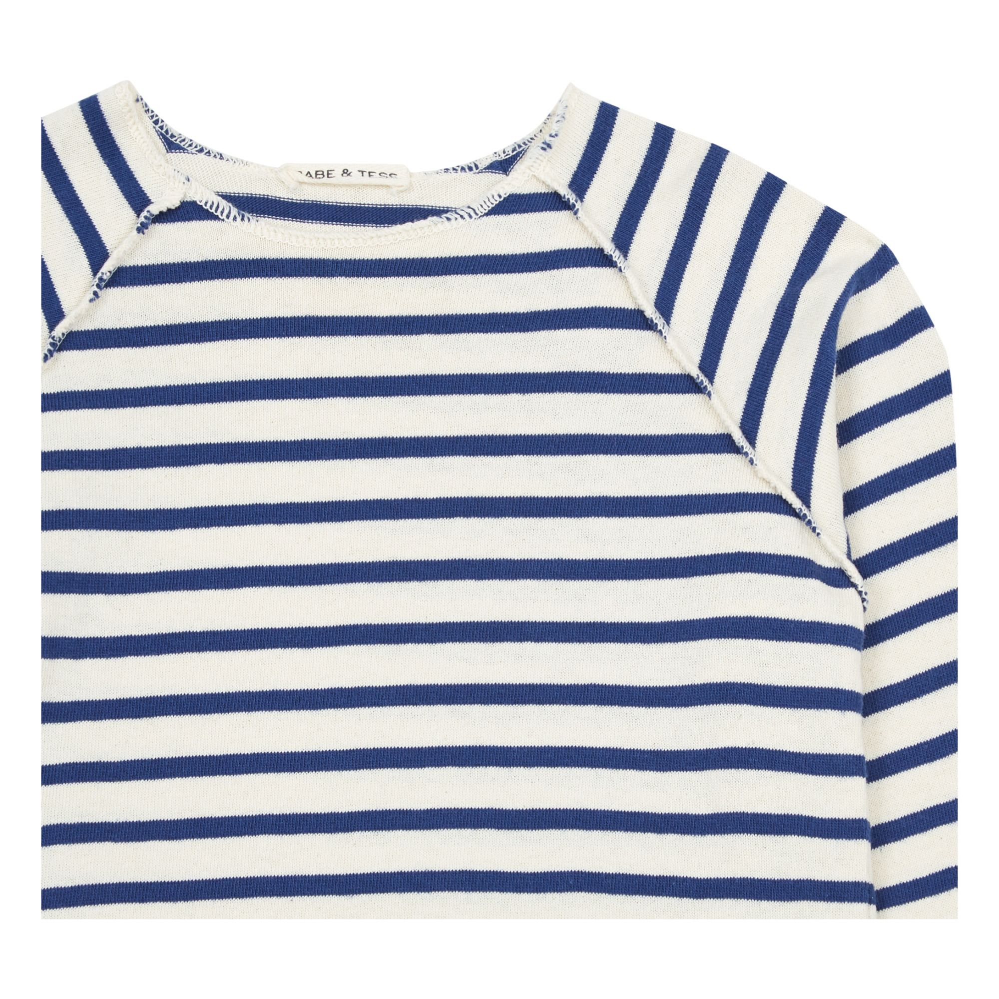 Striped Sweatshirt Navy blue- Product image n°2