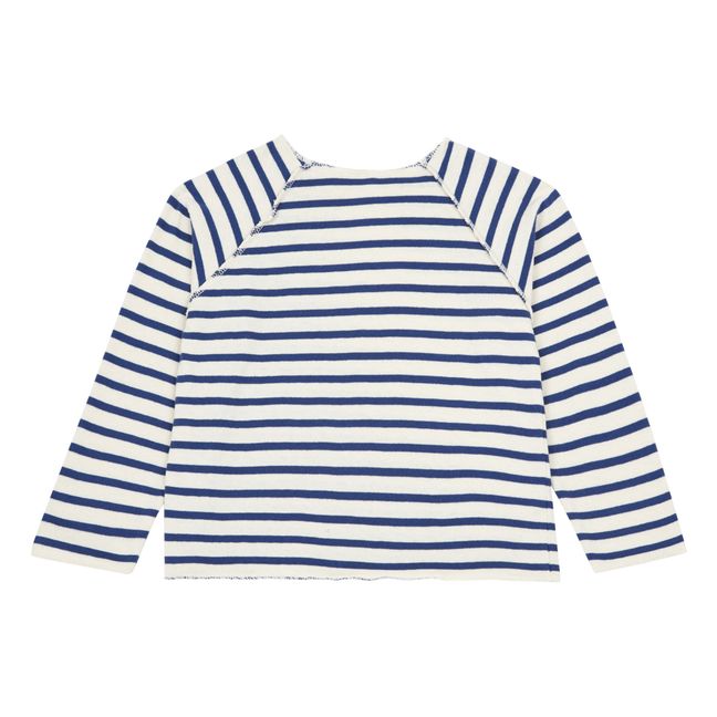 Striped Sweatshirt Navy blue