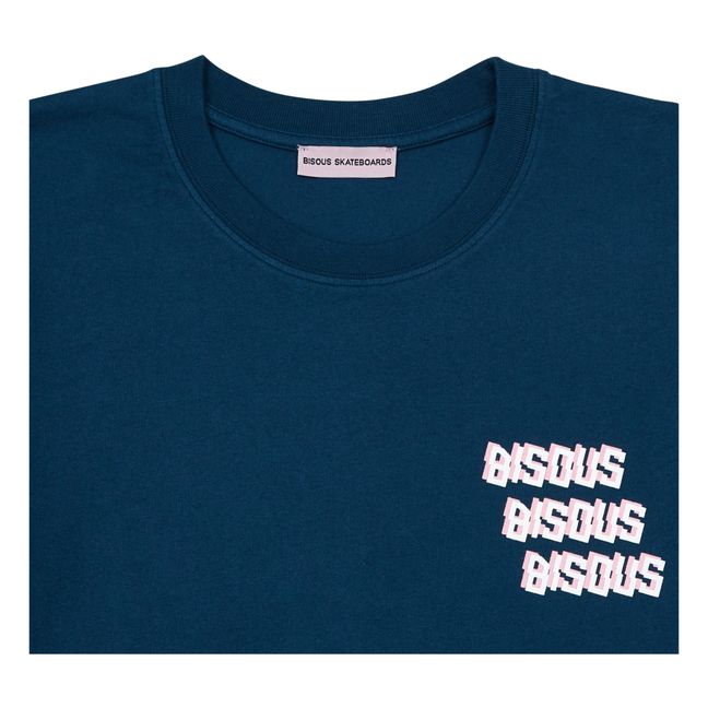 T-shirt Bisous Bleu marine