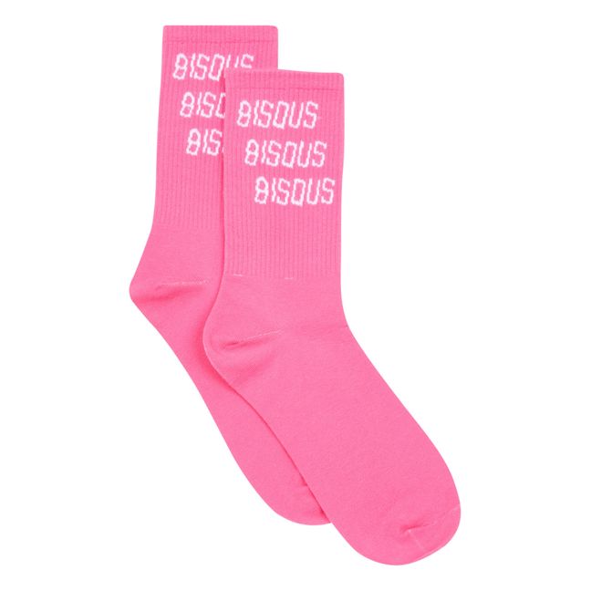 Bisous Socks Pink
