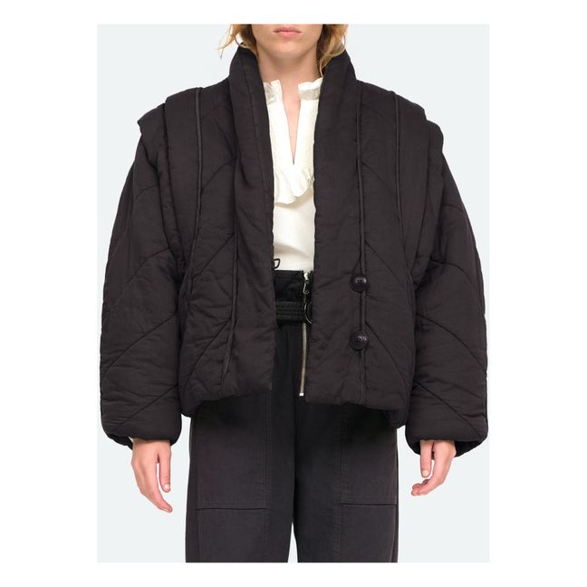 Stan Quilted Jacket Negro
