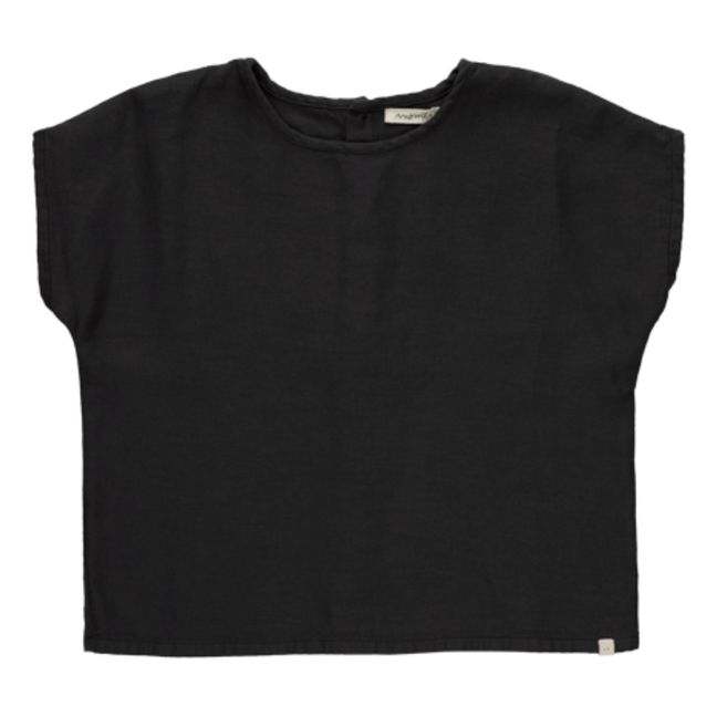 Natalia Organic Cotton T-shirt | Charcoal grey
