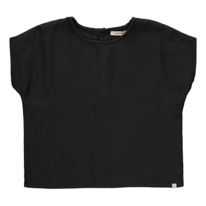 T-Shirt Coton Bio Natalia | Gris anthracite- Image produit n°0