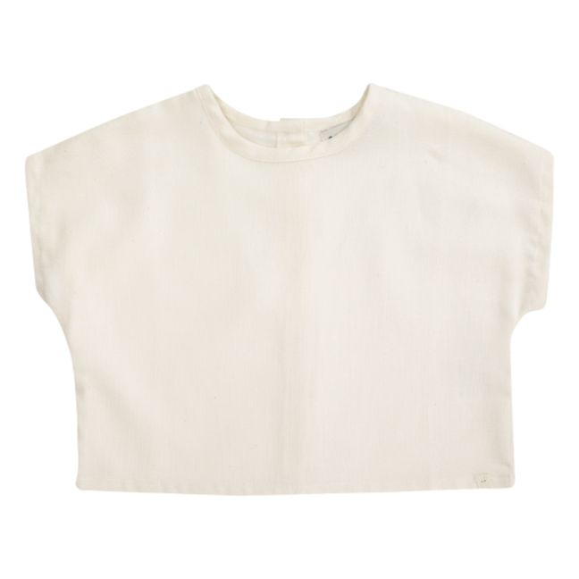 T-Shirt Coton Bio Natalia | Ecru