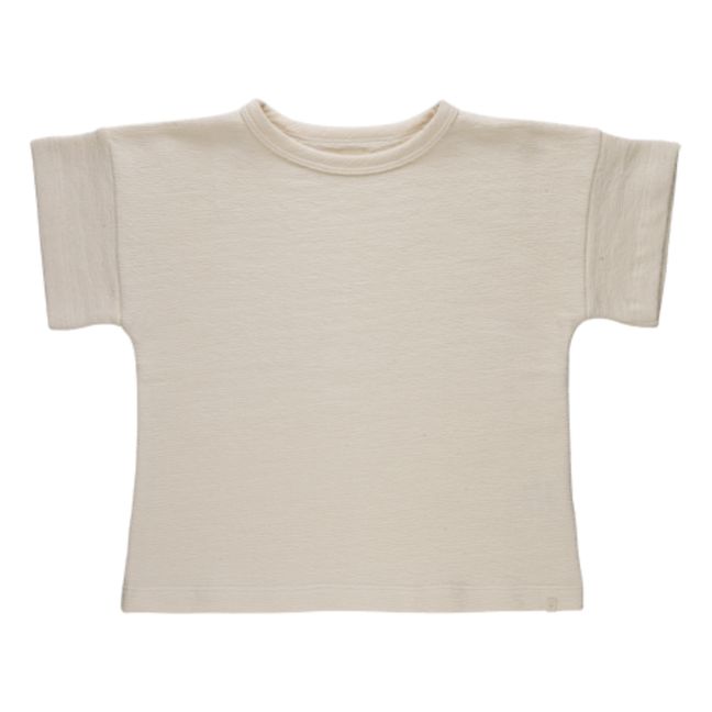 Camiseta de algodón orgánico Antero Crudo