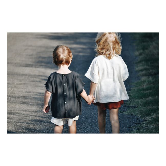 Amadeu Organic Cotton Shorts | Ecru