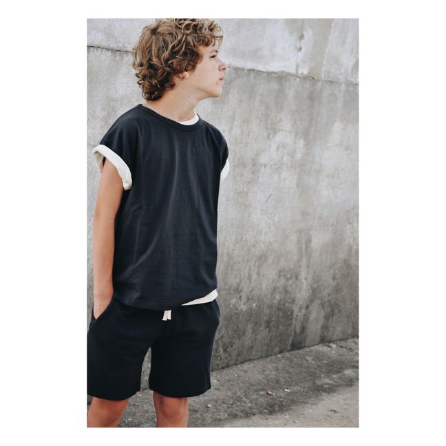 Eça Organic Cotton Fleece Shorts | Anthrazit