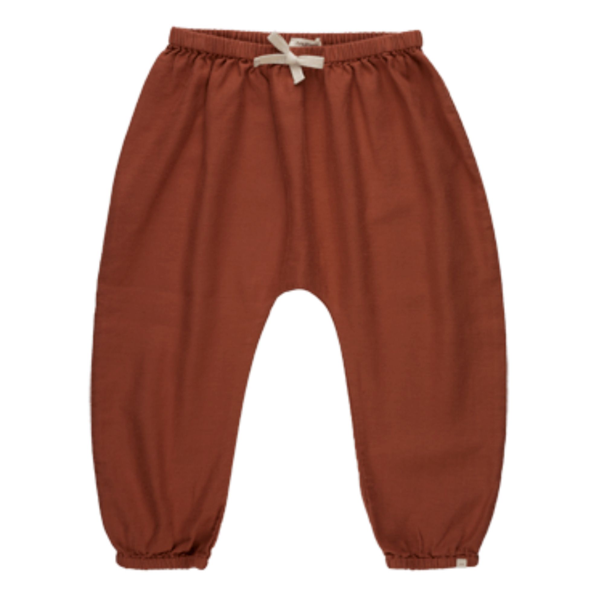Gil Organic Cotton Joggers Terracotta- Product image n°0