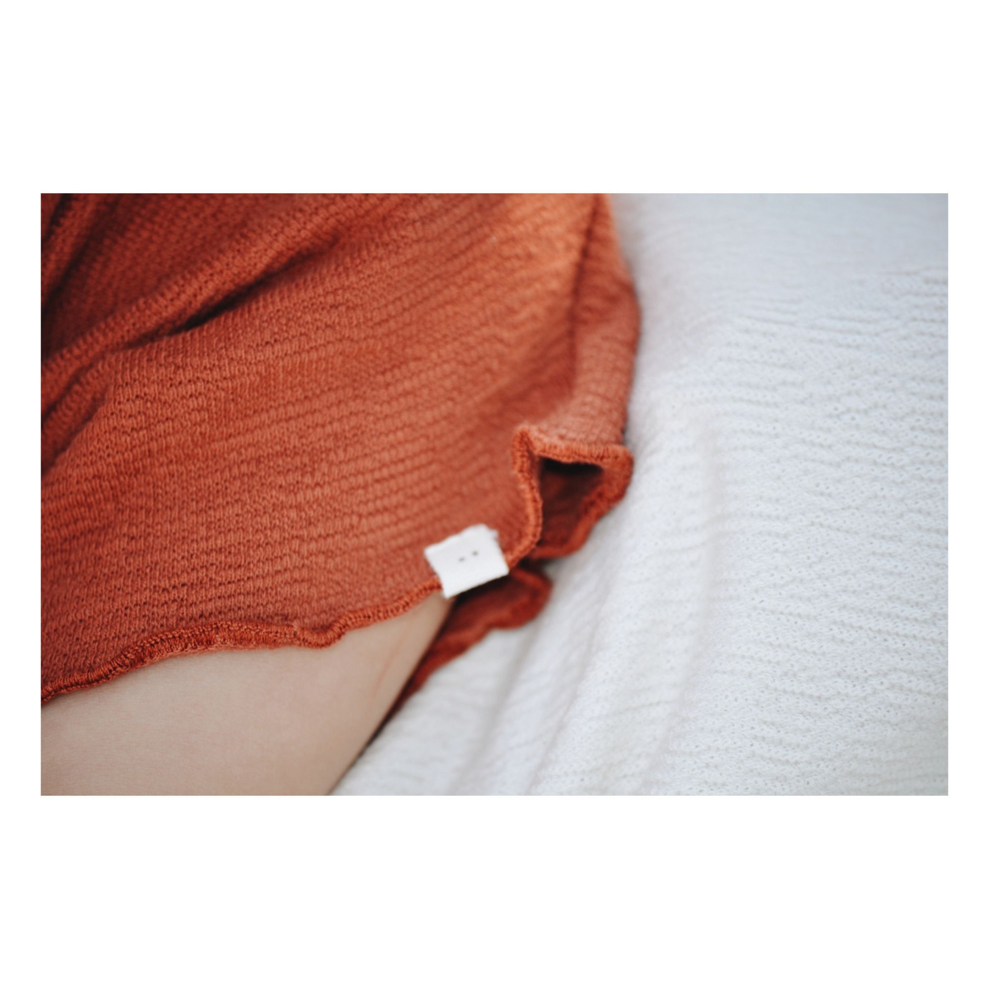 Mono muletón de algodón orgánico Almada Terracotta- Imagen del producto n°4