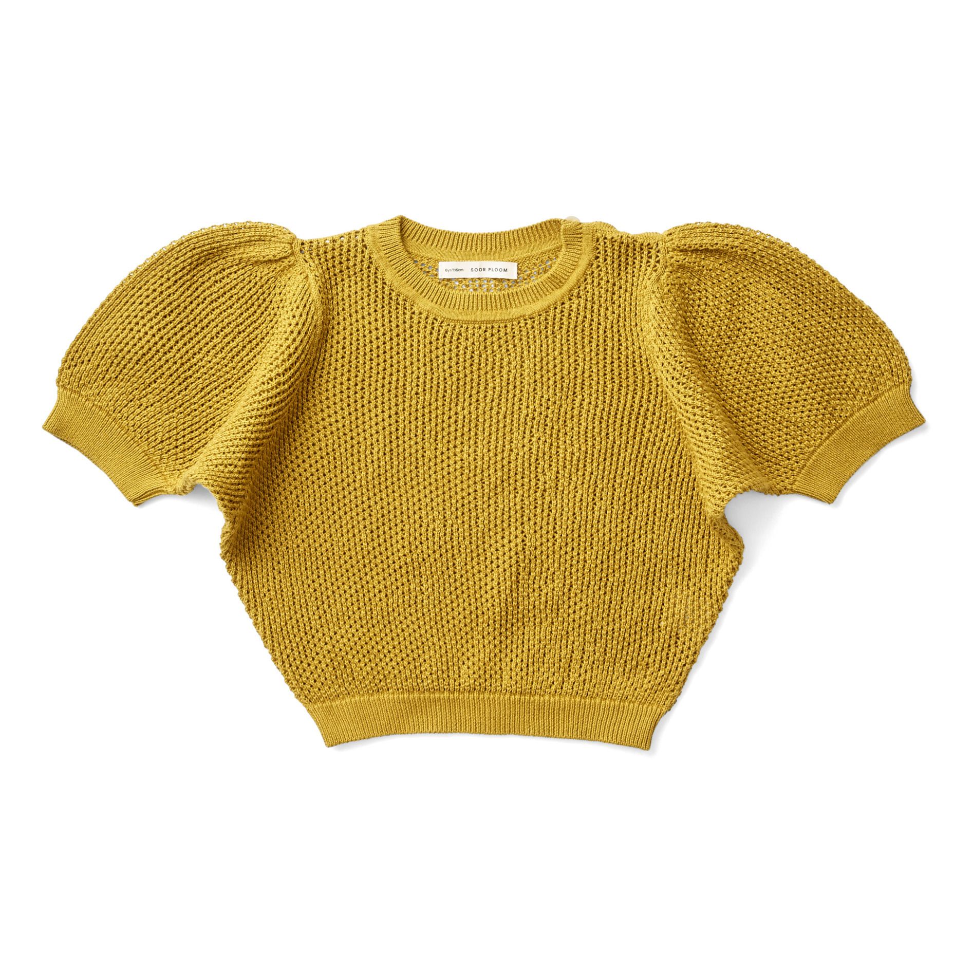 Soor Ploom - Mimi Organic Pima Cotton Jumper - Yellow | Smallable