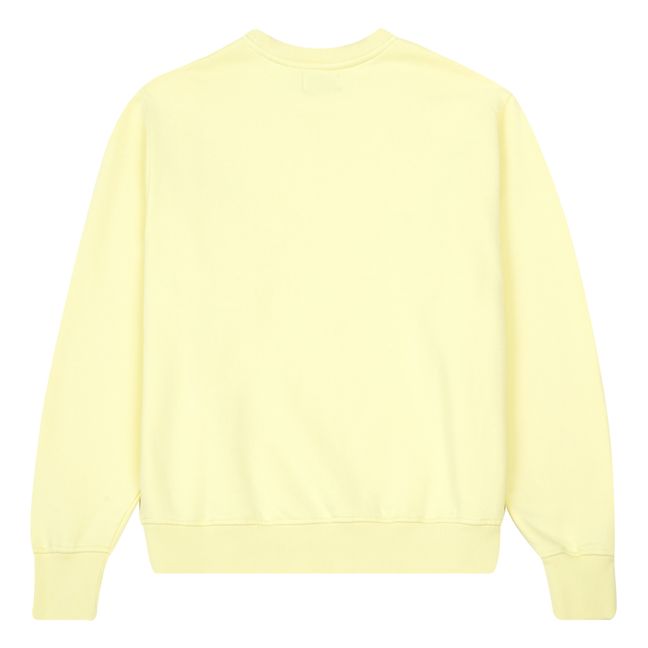 Sweatshirt Encore Bio-Baumwolle Blasses Gelb
