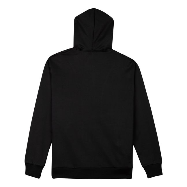 Control Organic Cotton Zip-Up Sweatshirt Black