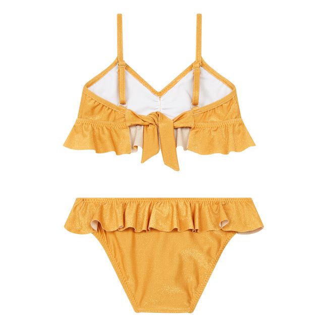 Frill Bikini Sunflower Yellow
