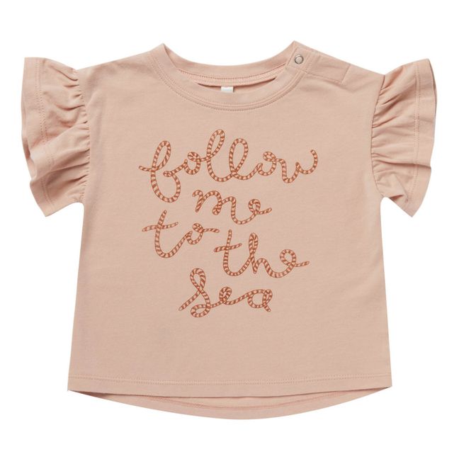 Camiseta Follow Me To The Sea Rosa