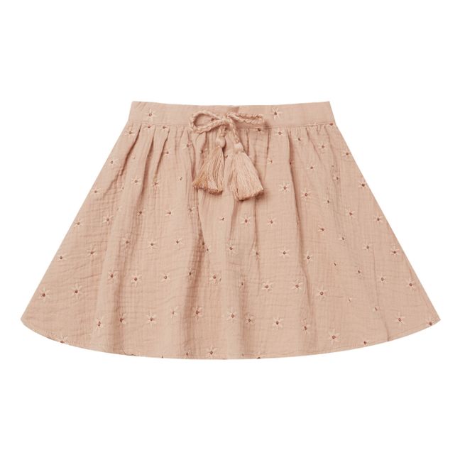 Embroidered Skirt Pink