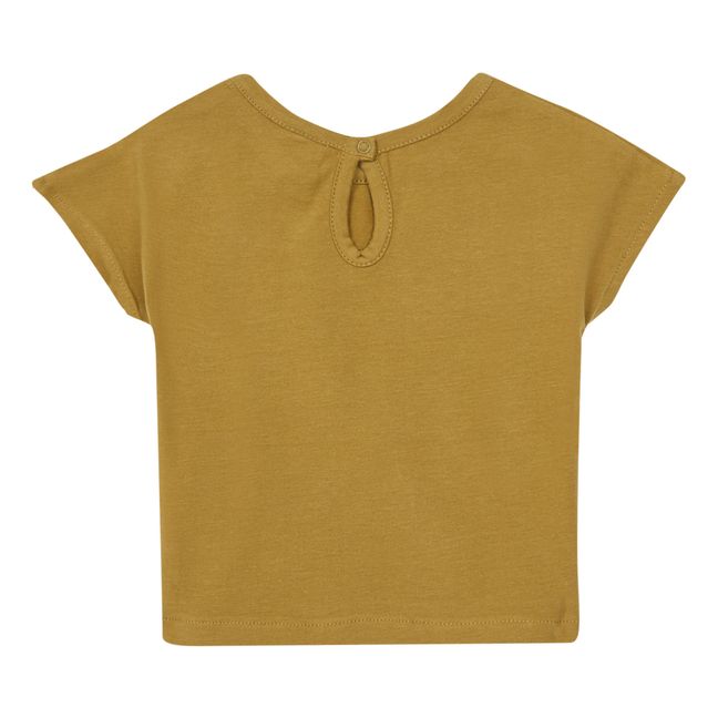 Organic Cotton Baby T-shirt | Khaki