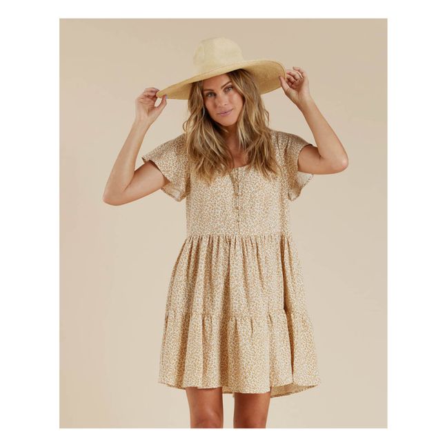Kleid Leinen Dolly  - Damenkollektion  | Gelb